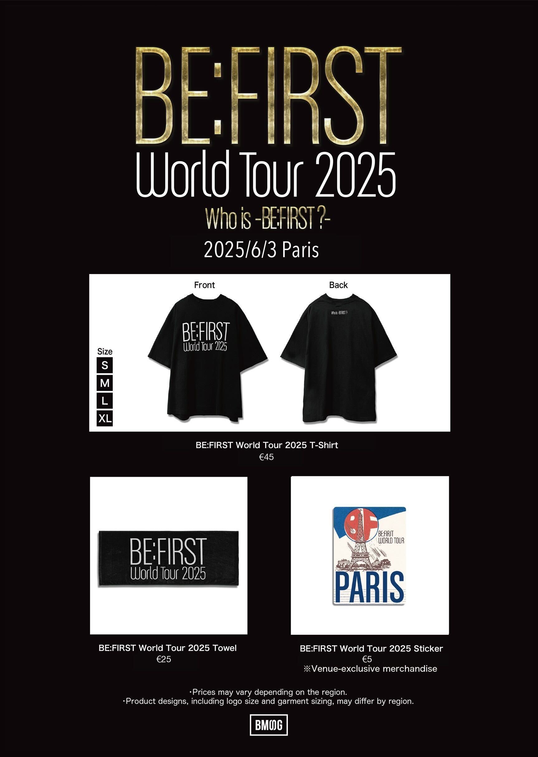 BE:FIRST ホノルル worldtour2025 VIP 特典 ステッカー BE:FIRST