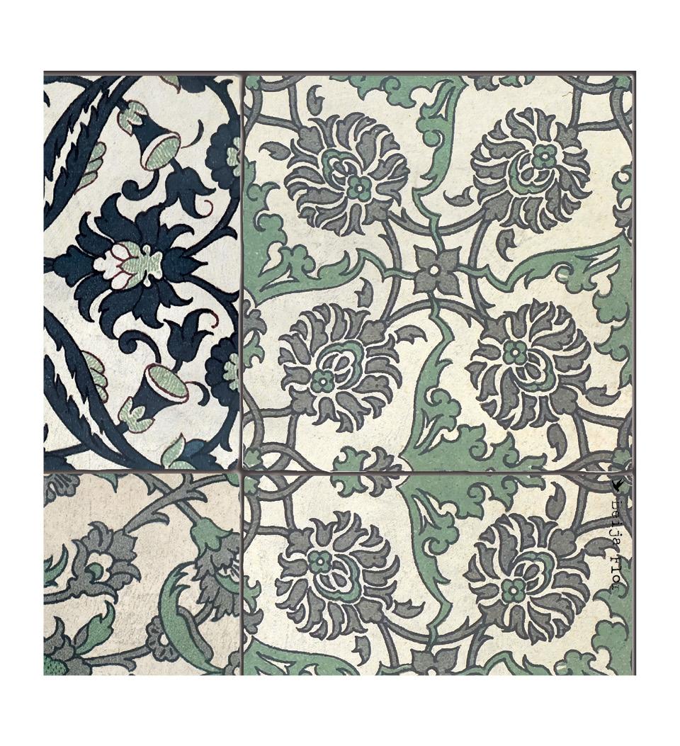 Armenian Vinyl Rug - Beija Flor – Beija Flor World