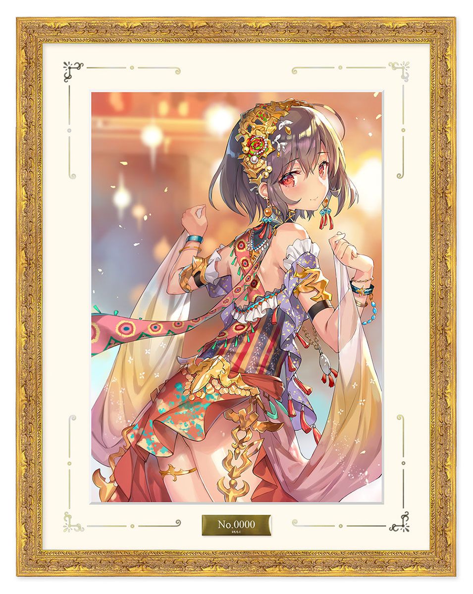 ももこ氏オリジナルイラスト』 キャラファイングラフ ももこ氏