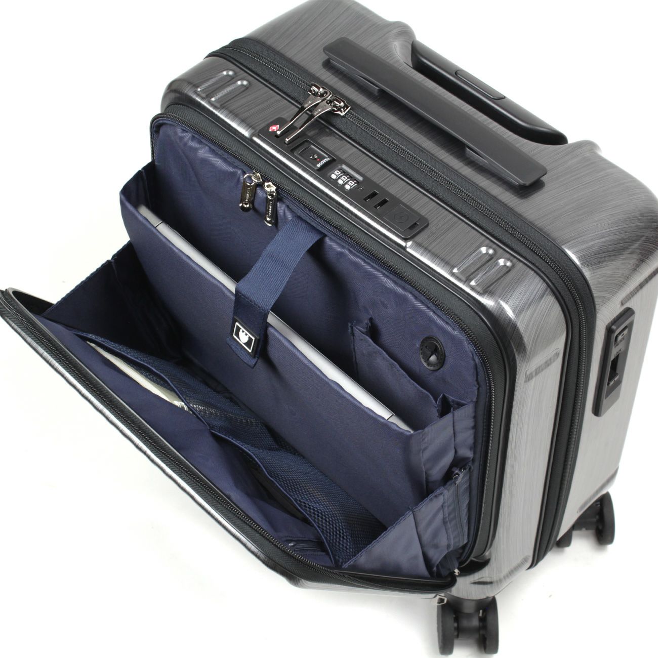 No.60523：フロントオープン スクエア4輪33L 39cm | BERMAS OFFICIAL