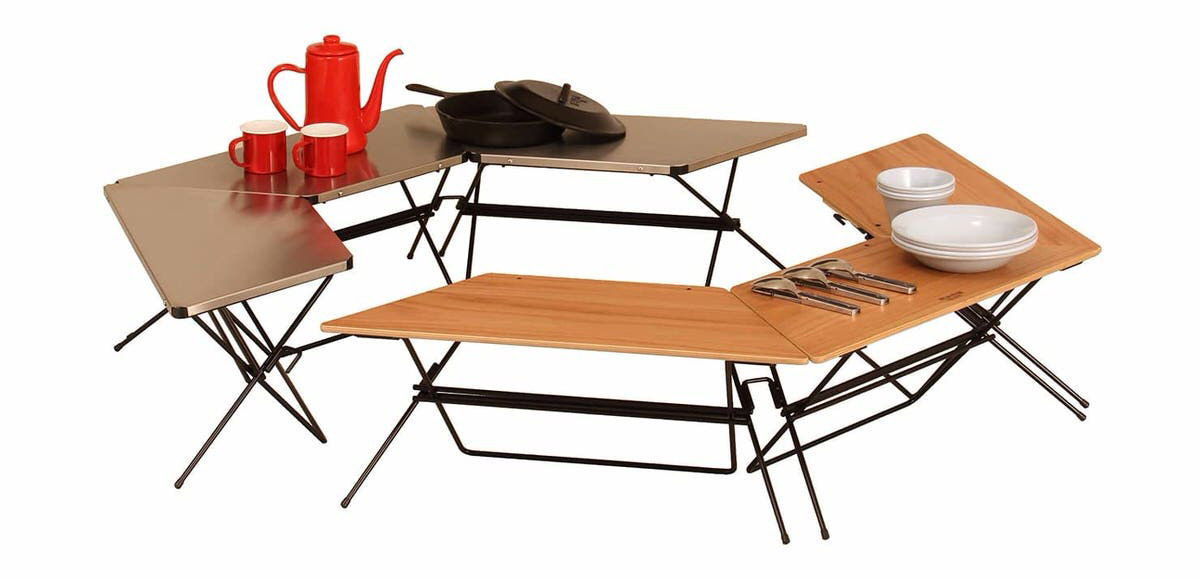 みん】HangOut FRT アーチテーブル ウッドトップ 6個入り ハングアウト