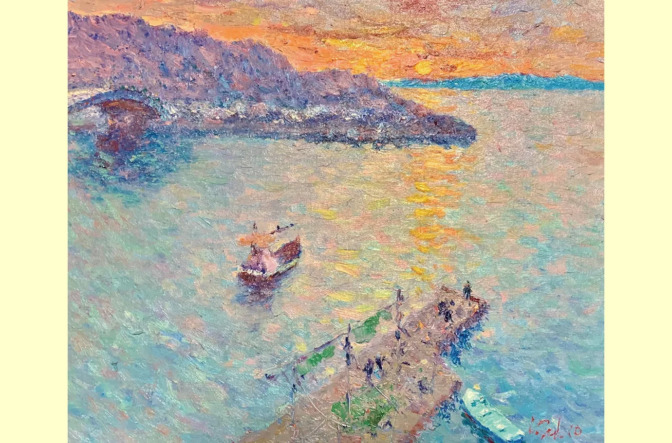 肉筆油彩画 【静物画】 時代物 作者不詳 肉筆油彩画 静物画 時代物