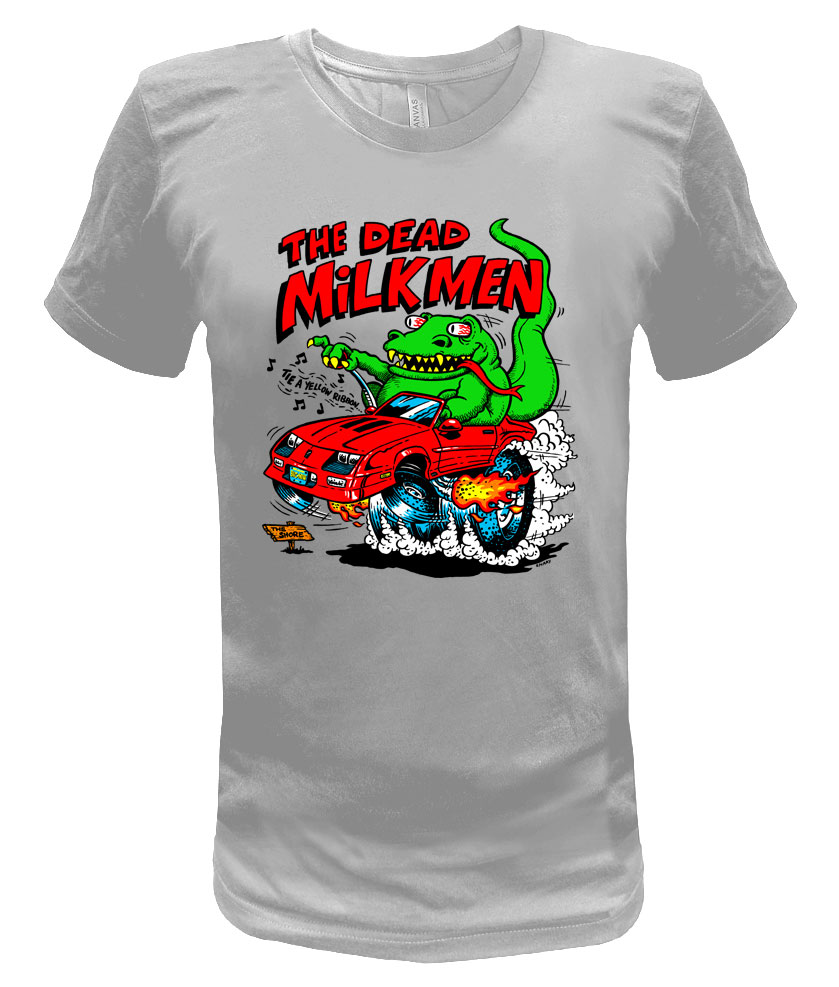 Dead Milkmen Big Lizard In My Backyard T Shirt By Chris Shary.