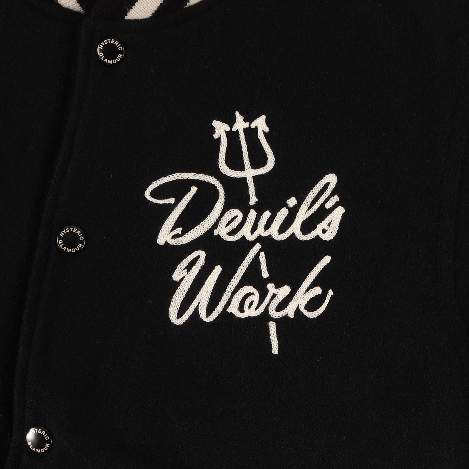 HYSTERIC GLAMOUR (ヒステリックグラマー) HYSTERIC INC 刺繍 メルトン