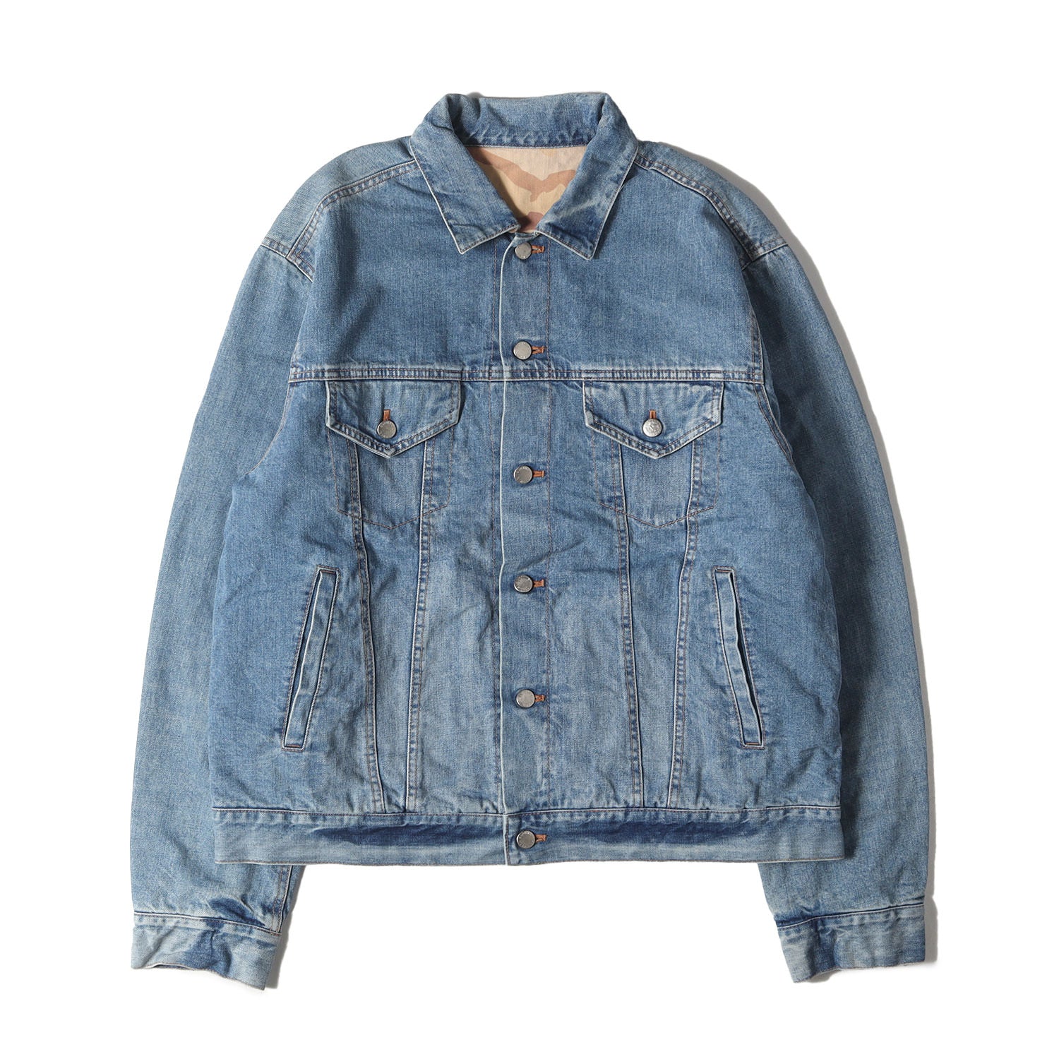 Schott CUSTOM TRUCKER JACKET ビンテージ加工 S 【公式通販】