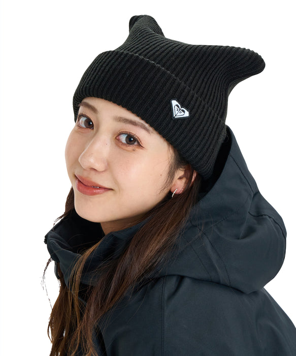 ROXY ウィメンズ ROXY SQUARE BEANIE 猫耳ビーニー 撥水加工 【25