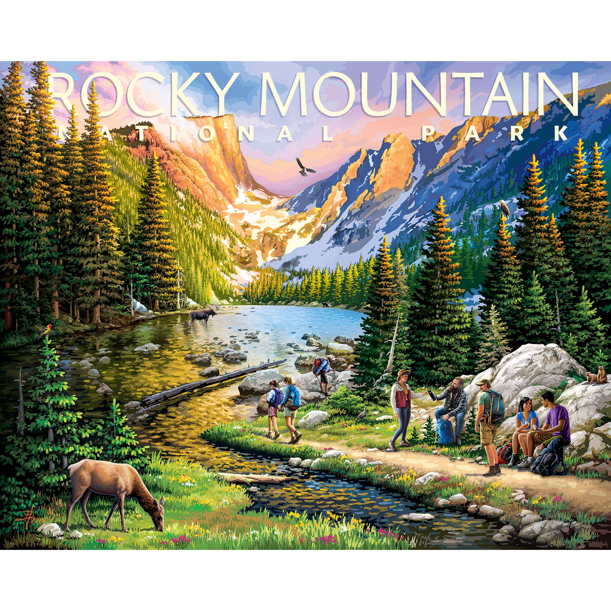Rocky Mountain National Park | 500 Piece Boardwalk Jigsaw Puzzle