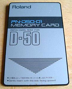 Roland ローランド PN-D50-00 Roland D-50 PN-D50-00 MEMORY CARD