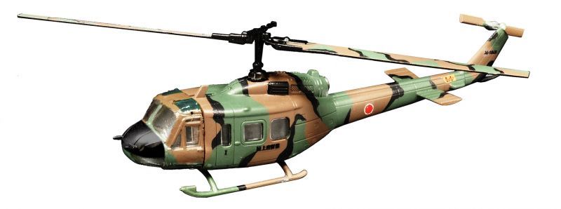 エフトイズ 1/144戦闘機 ヘリボーンコレクション08 1 A UH-1J 陸上