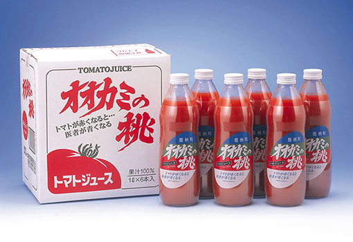トマトジュース「オオカミの桃」 | ジュース | 株式会社ボー