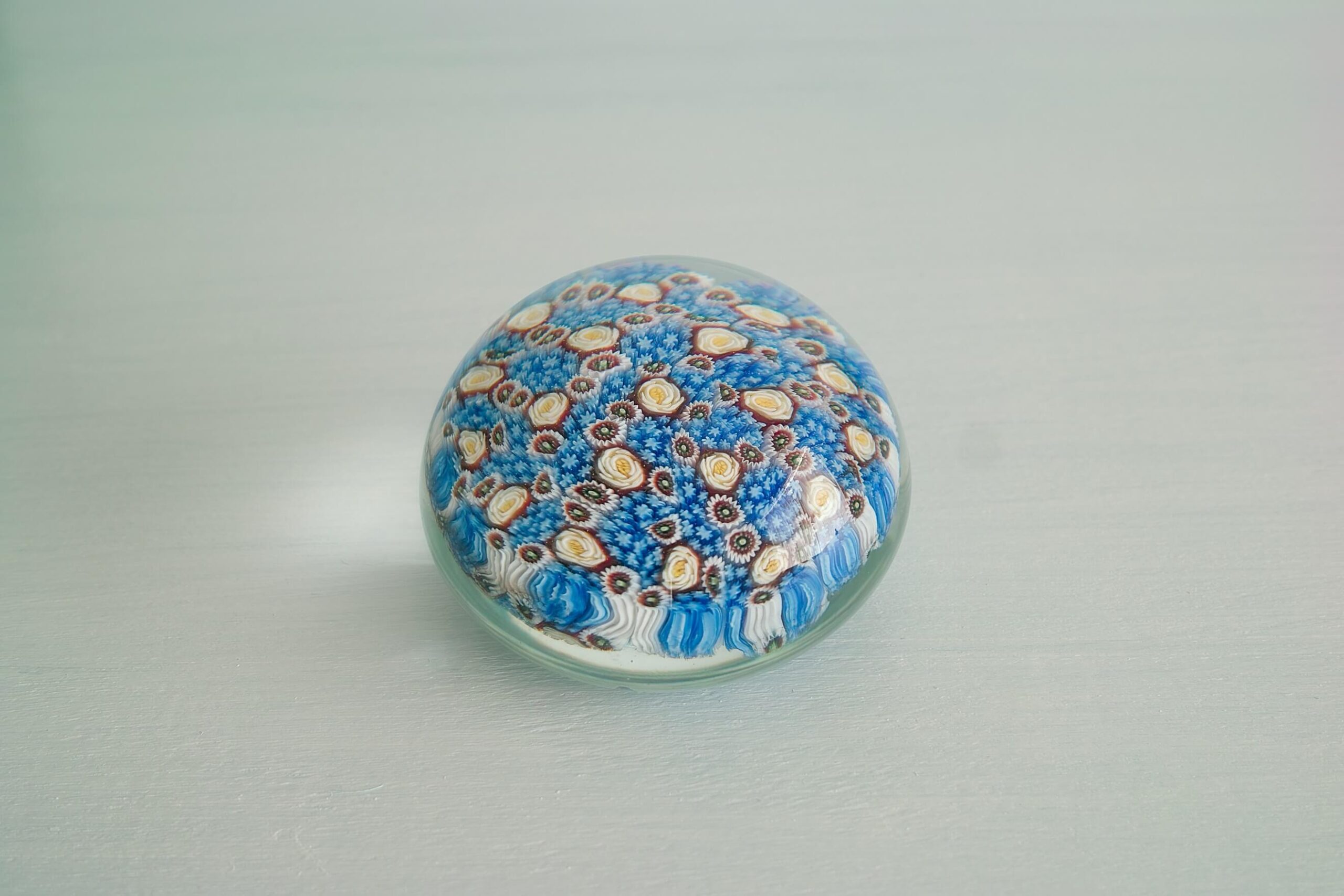 MURANO ムラノ 金彩 ブルー ミルフィオリ ミルクピッチャー MURANO