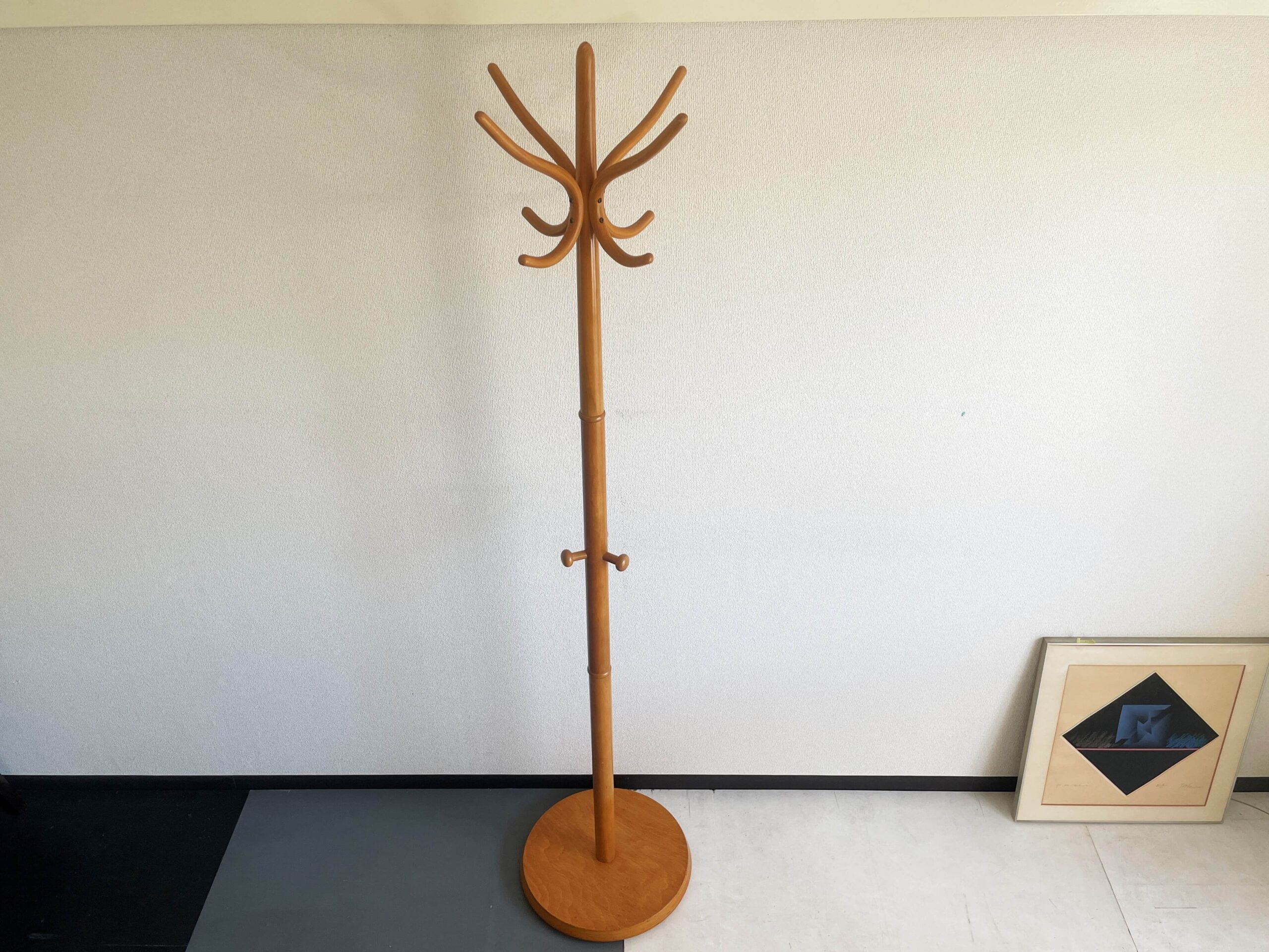 管303☆英国製☆アンティーク☆曲木☆コートハンガー☆ハットハンガー