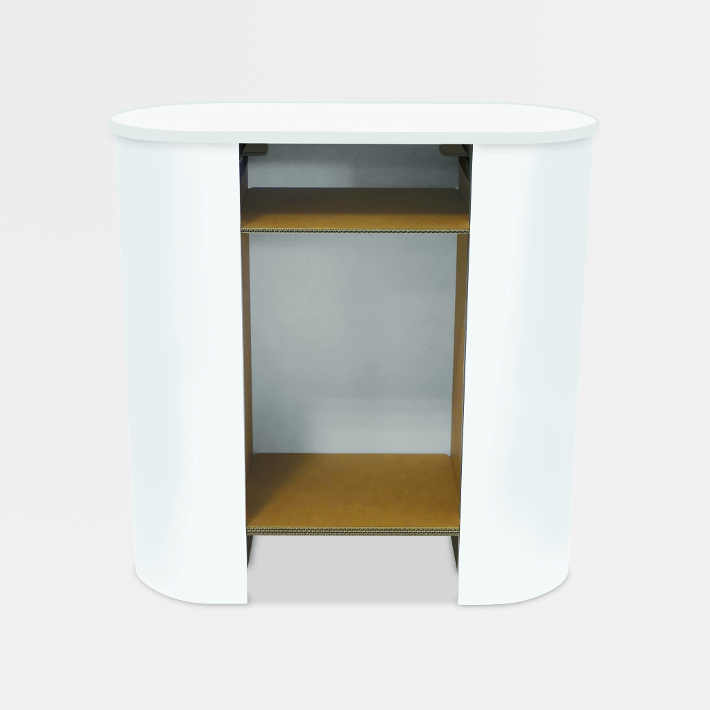 チャペル 教会 署名台 サイドテーブル 店舗什器 上下2点セット