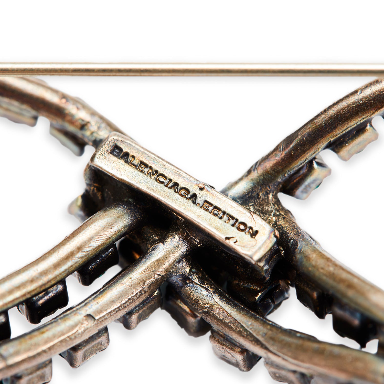 正規品・送料無料】BALENCIAGA / crystal ribbon brooch2 | BOLS・1987