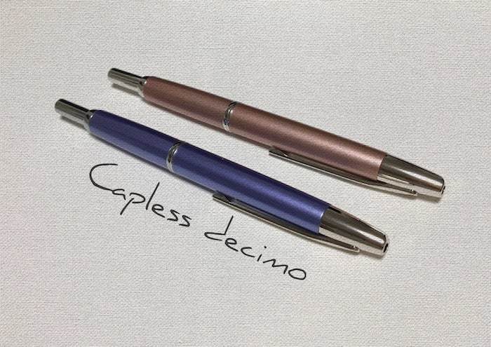 パイロット万年筆 キャップレスデシモ レッド 極細字(EF) 赤 PILOT