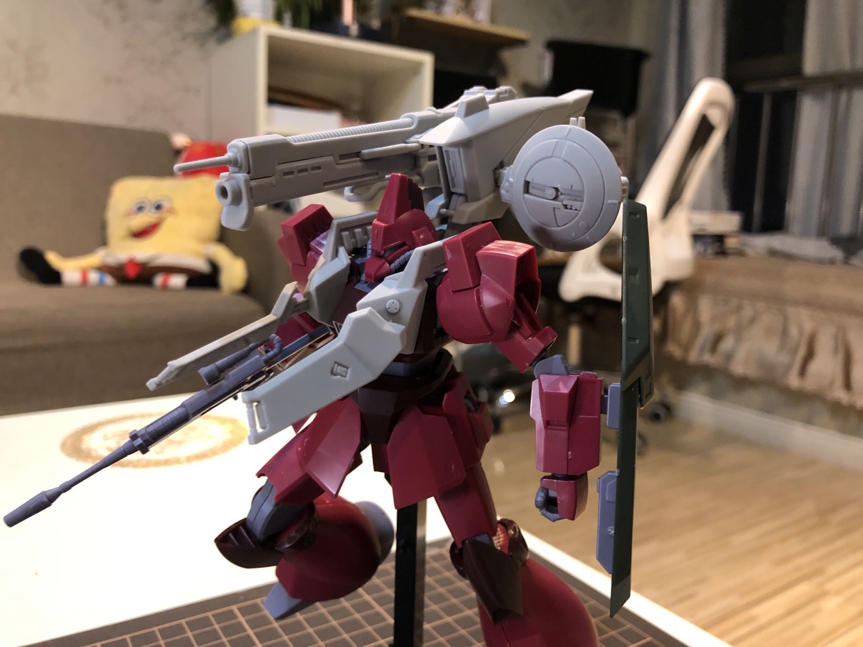 HGドム、ギャン、グフカスタム、デザードザクピンクパンサー隊 4点