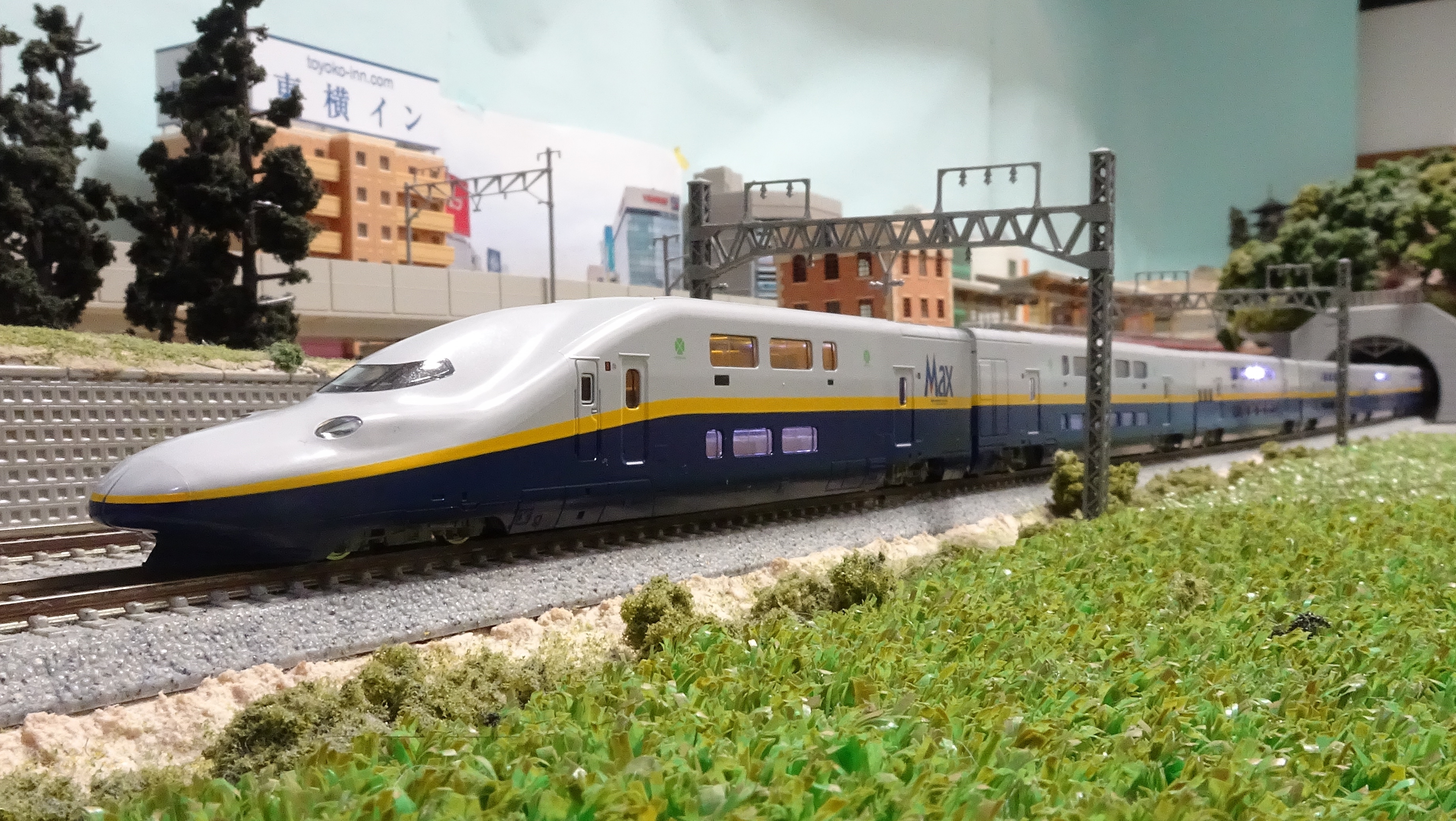 KATO E4系新幹線 Max フル編成 室内灯付き KATO E4系新幹線 Max フル