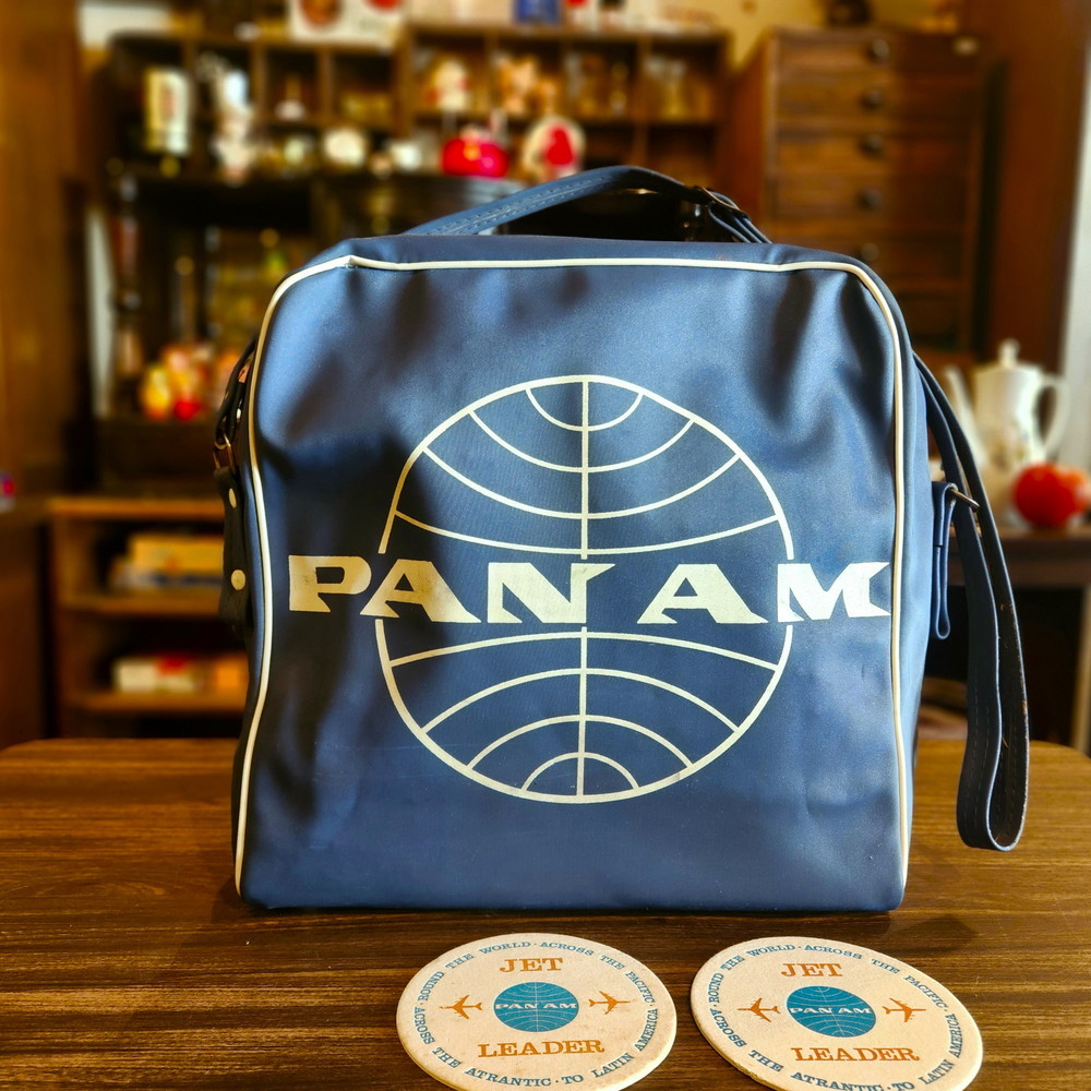 PAN AM パンナム PAA 1950年代 ボストンバッグ／エアラインバッグ PAN