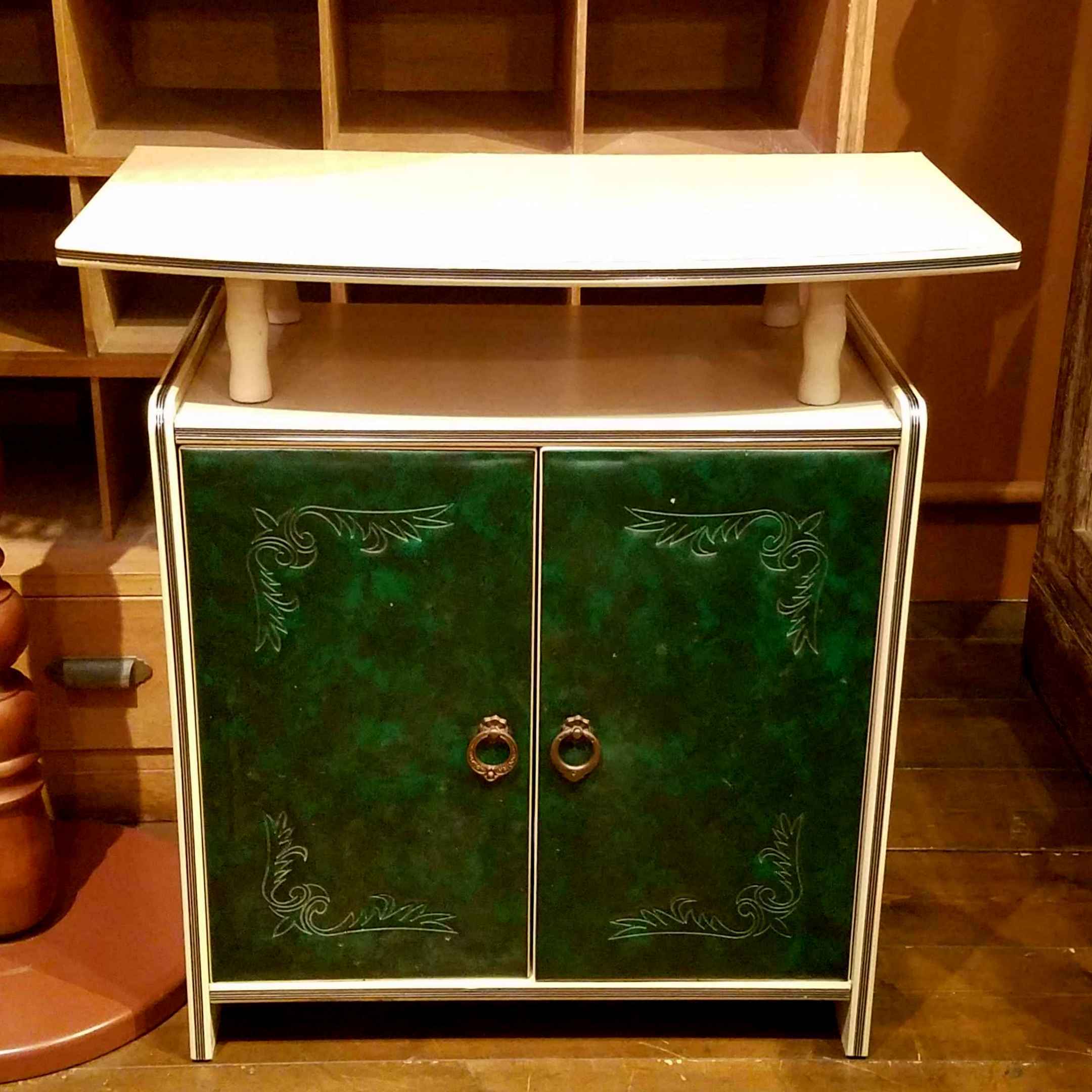 徳田家具 TOKUDA KAGU 日本製 ヴィンテージ レトロ 飾台 花台 徳田家具