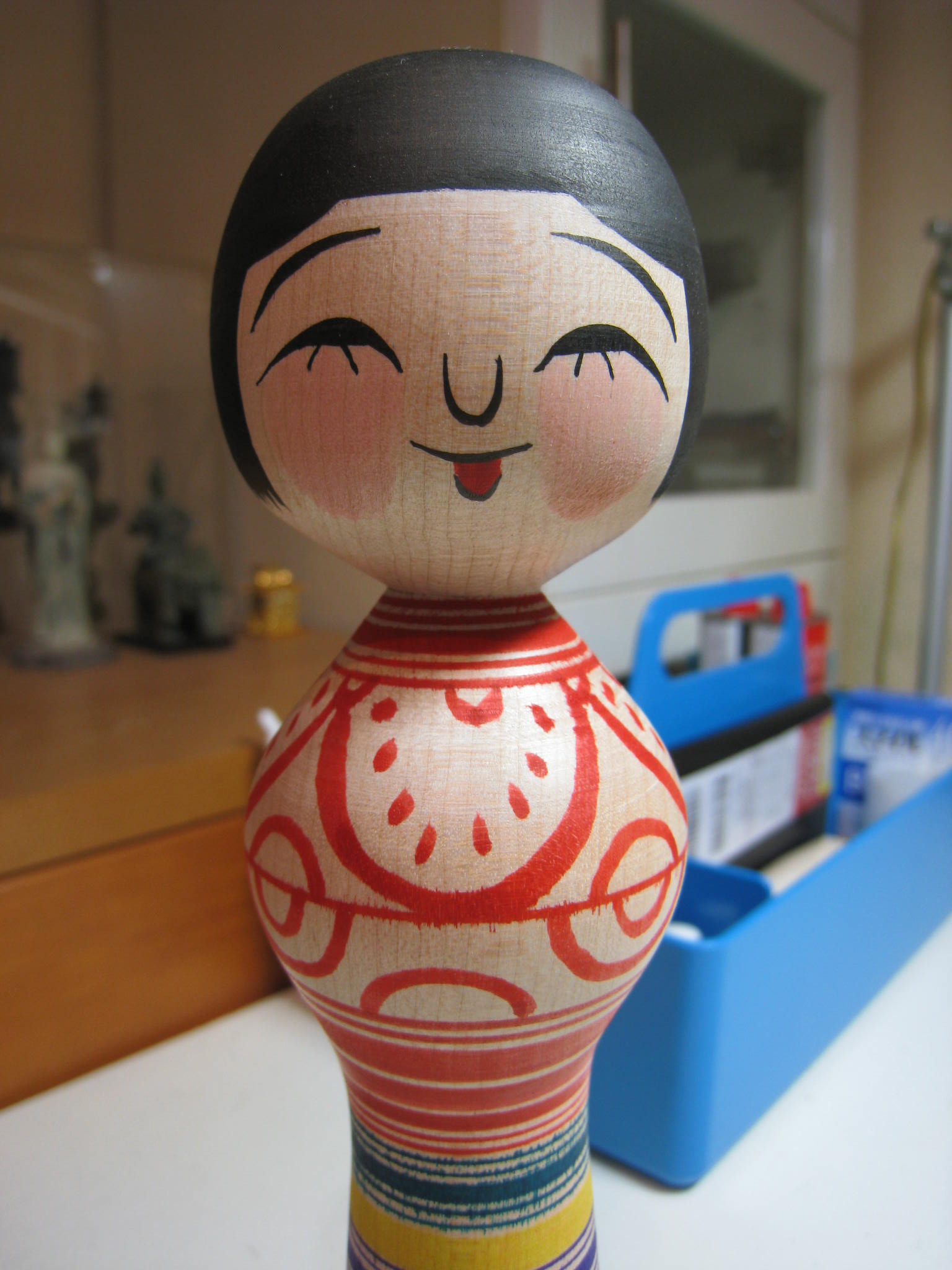 こけし四本セット津軽系奥瀬鉄則