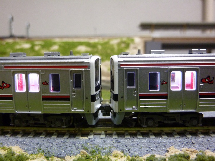 マイクロエース719系0番台あかべぇ塗装+起き上がり小法師ラッピングN