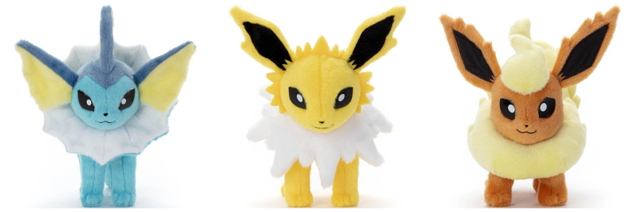 キミにきめた!ポケモンゲットぬいぐるみ シャワーズ・サンダース