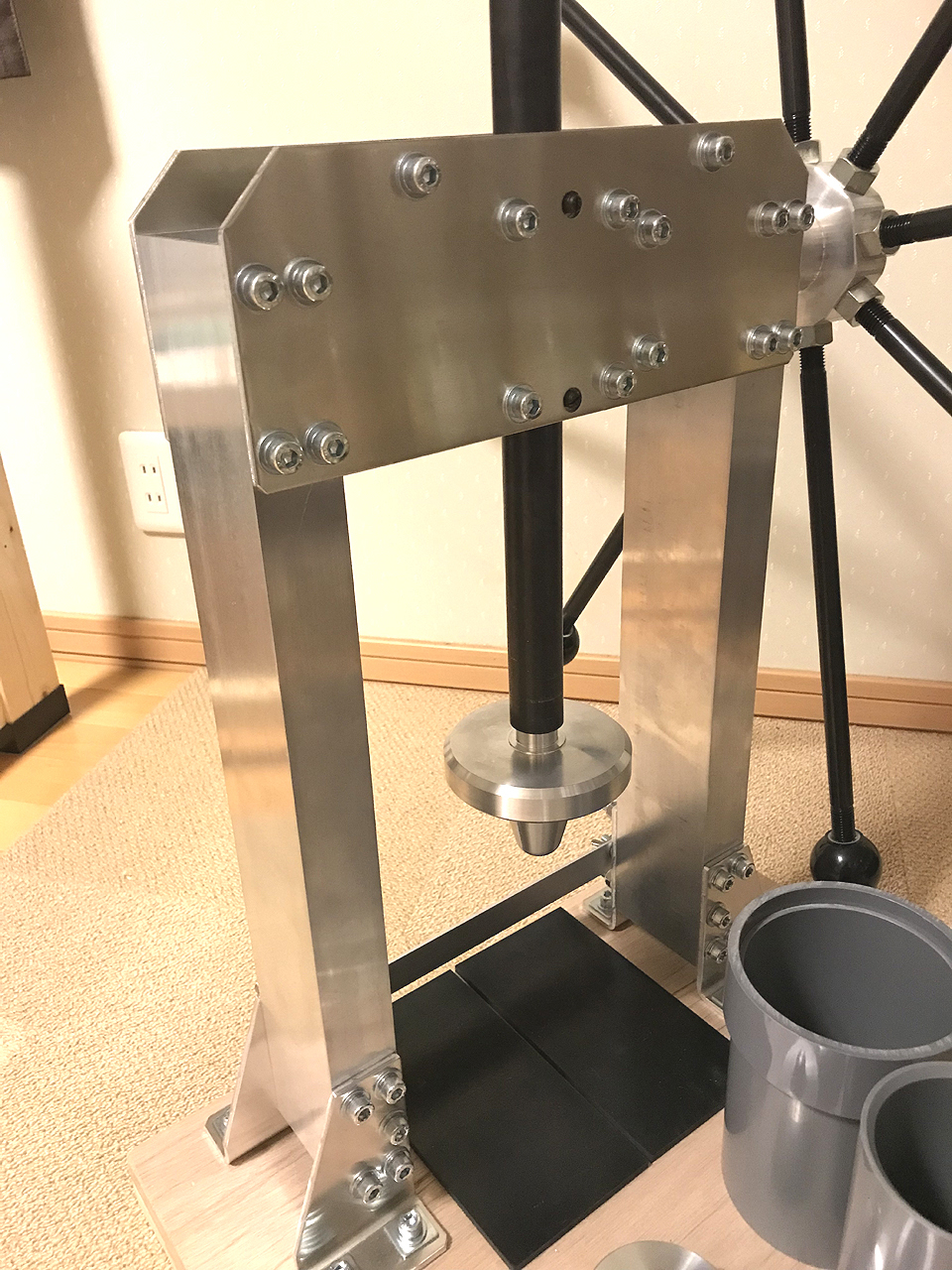 Ashtakaプレス Type20アタッチメント ガイドパイプ付き 菌糸 プレス機