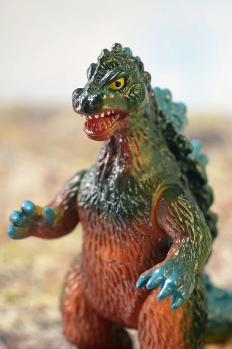 ゴジラブルマァク伝説 イワクラ ソフビメカゴジラ 怪獣王 ゴジラ