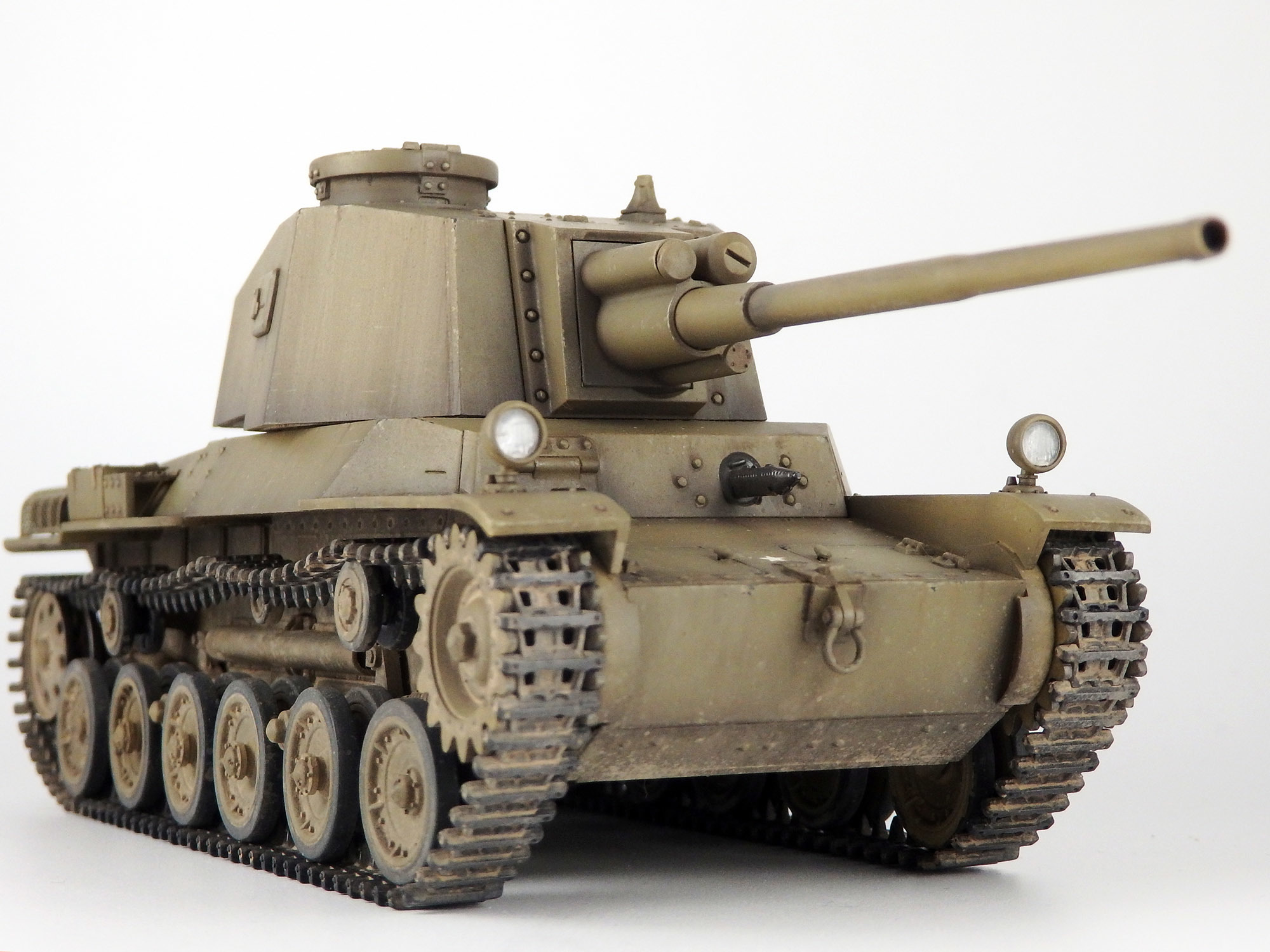 ファインモールド1/35 三式中戦車長砲身型を作る - ナイトウモデルズ