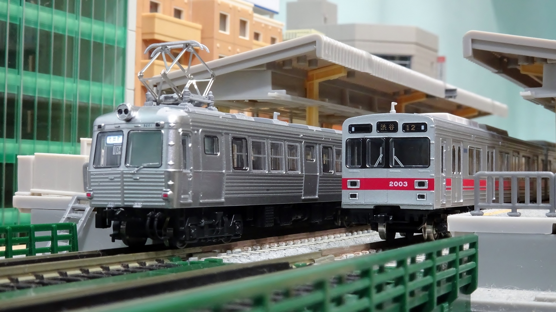 未使用】6053東急電鉄5200系 大井町線仕様5両目蒲線3両 ポポンデッタ