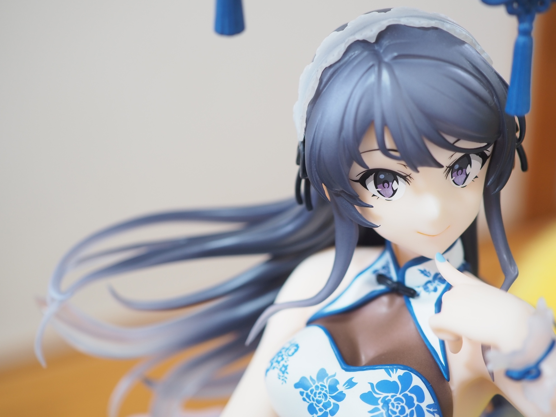 □スピリテイル「1/7 桜島麻衣・白チャイナドレスver.」フィギュア徹底