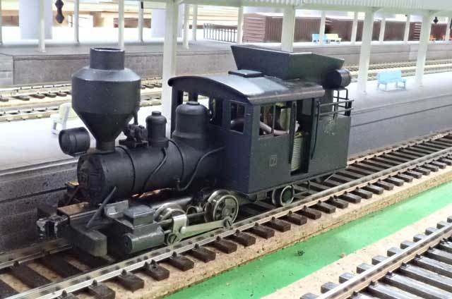 美品 鉄道模型 つぼみ堂模型店「木曽森林鉄道 機関車」 HOゲージ 箱