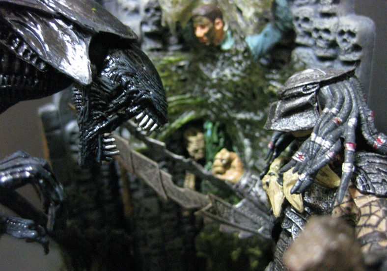 マクファーレン エイリアンVSプレデター ジオラマ フィギュア セット