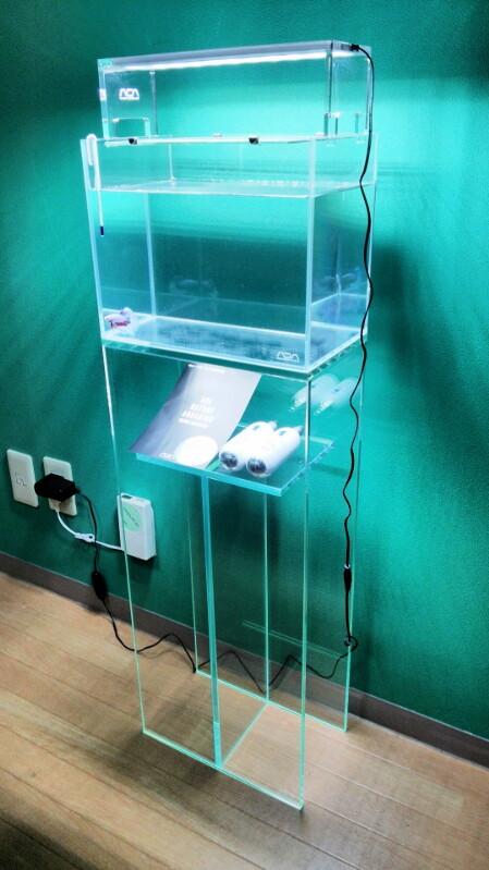 ADA30㎝ガラスキューブガーデンキャビネットアクアスカイ付属品セット