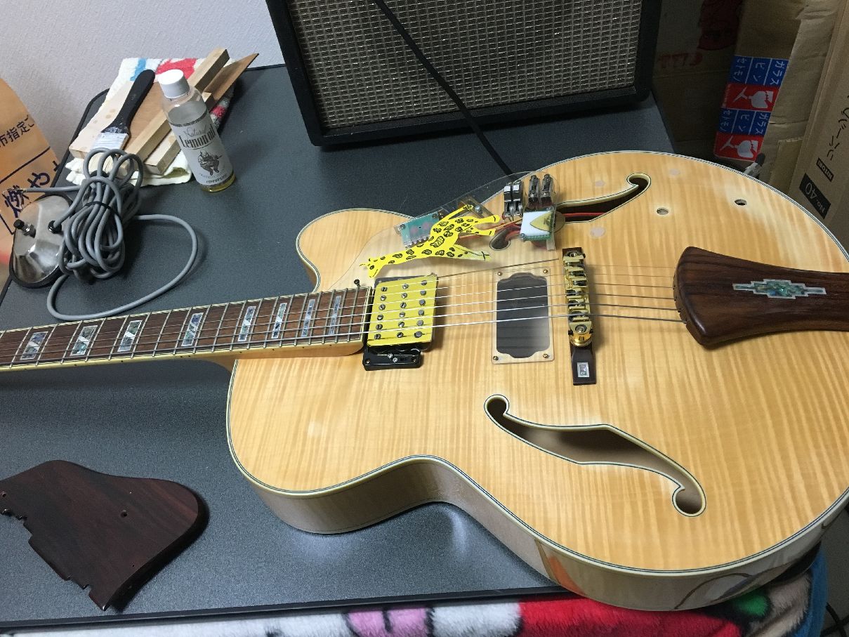 フルアコのリメイク | ギター工房「匠」 製作・改造