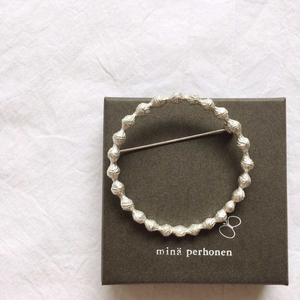 正規品）ミナペルホネンtambourineブローチ ミナ ペルホネン