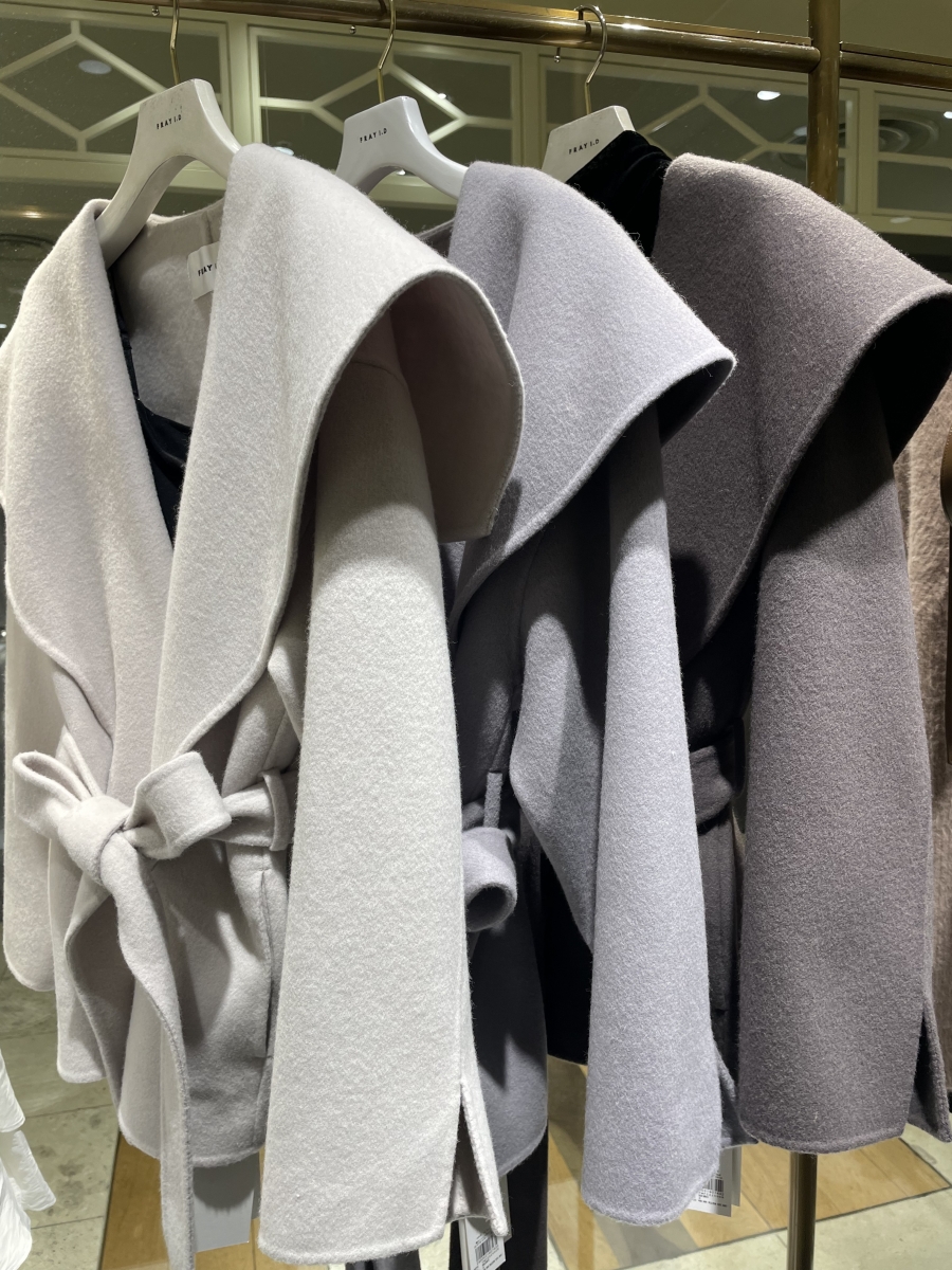 新作！ショールカラーショートリバーコート | FRAY I.D | ショップ