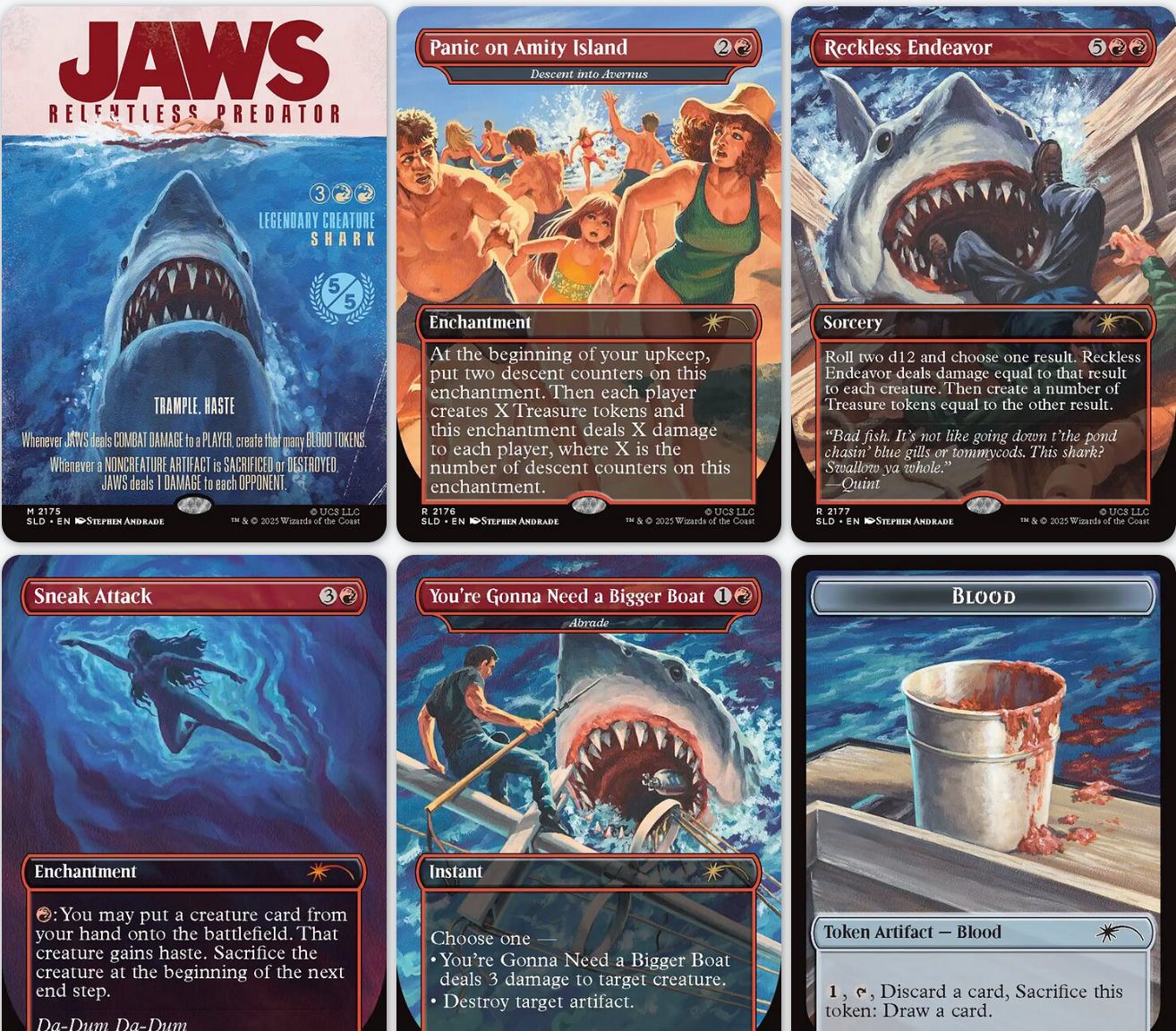 マジックザ・ギャザリング Secret Lair x Jaws mtg｜Secret Lair x