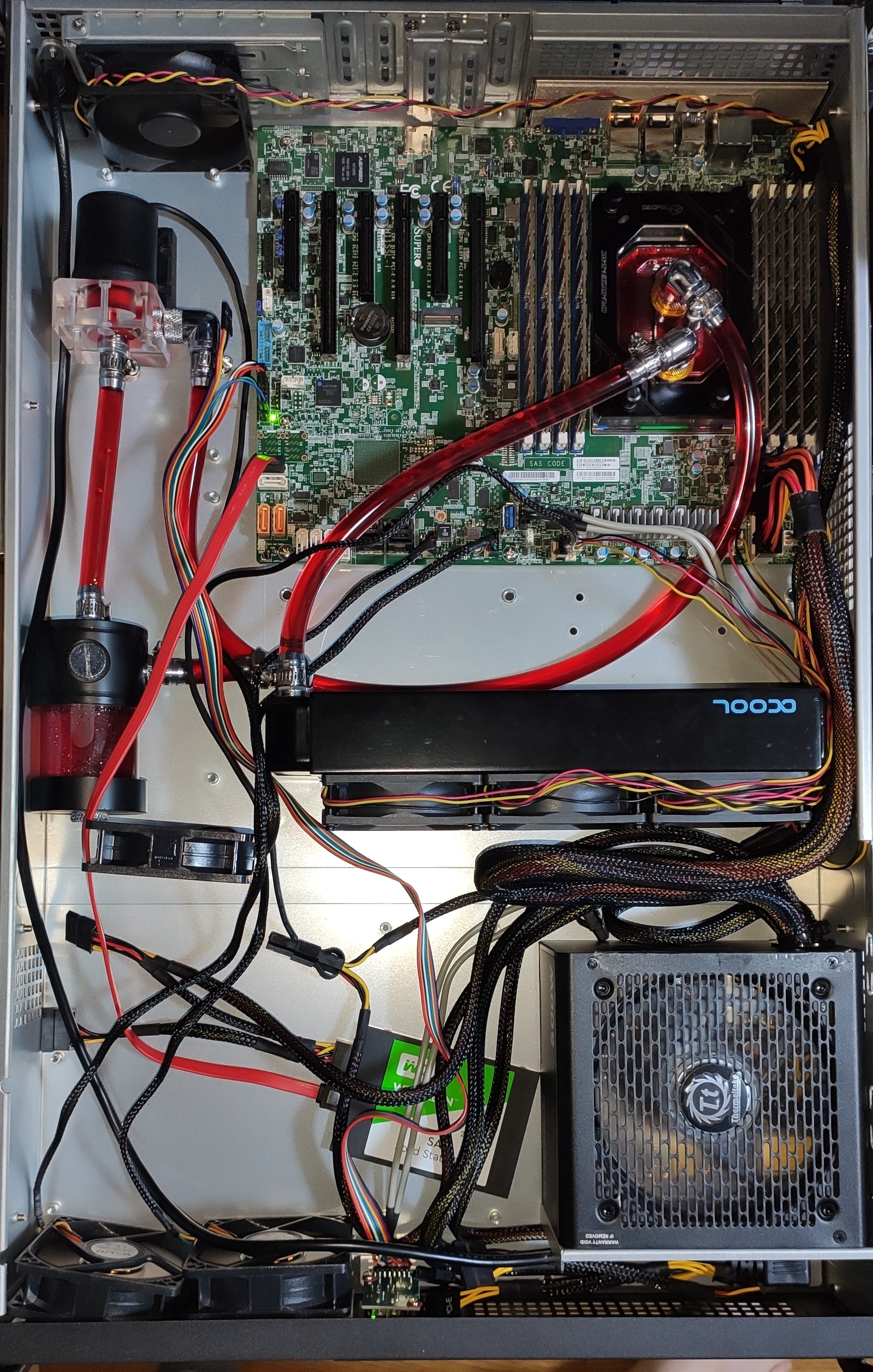 AMD EPYC Processor で2U本格水冷サーバを組んでみた。 | Nishiの独り言