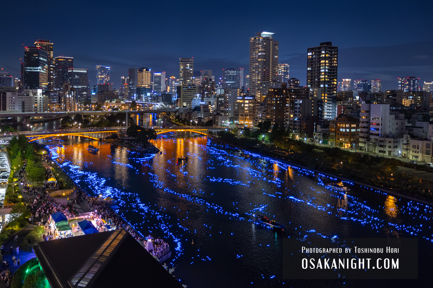 水都大阪の七夕 令和OSAKA天の川伝説 2024 大阪 at Night ブログ