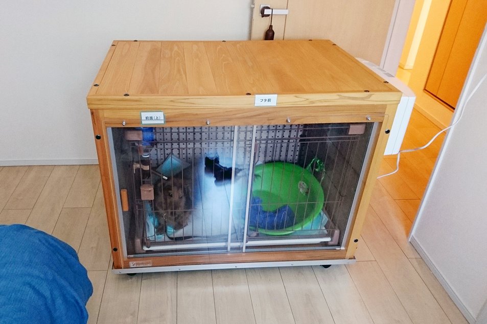 ペット可のアパートに防音ケージカバーをお届けした。 - 犬小屋製作