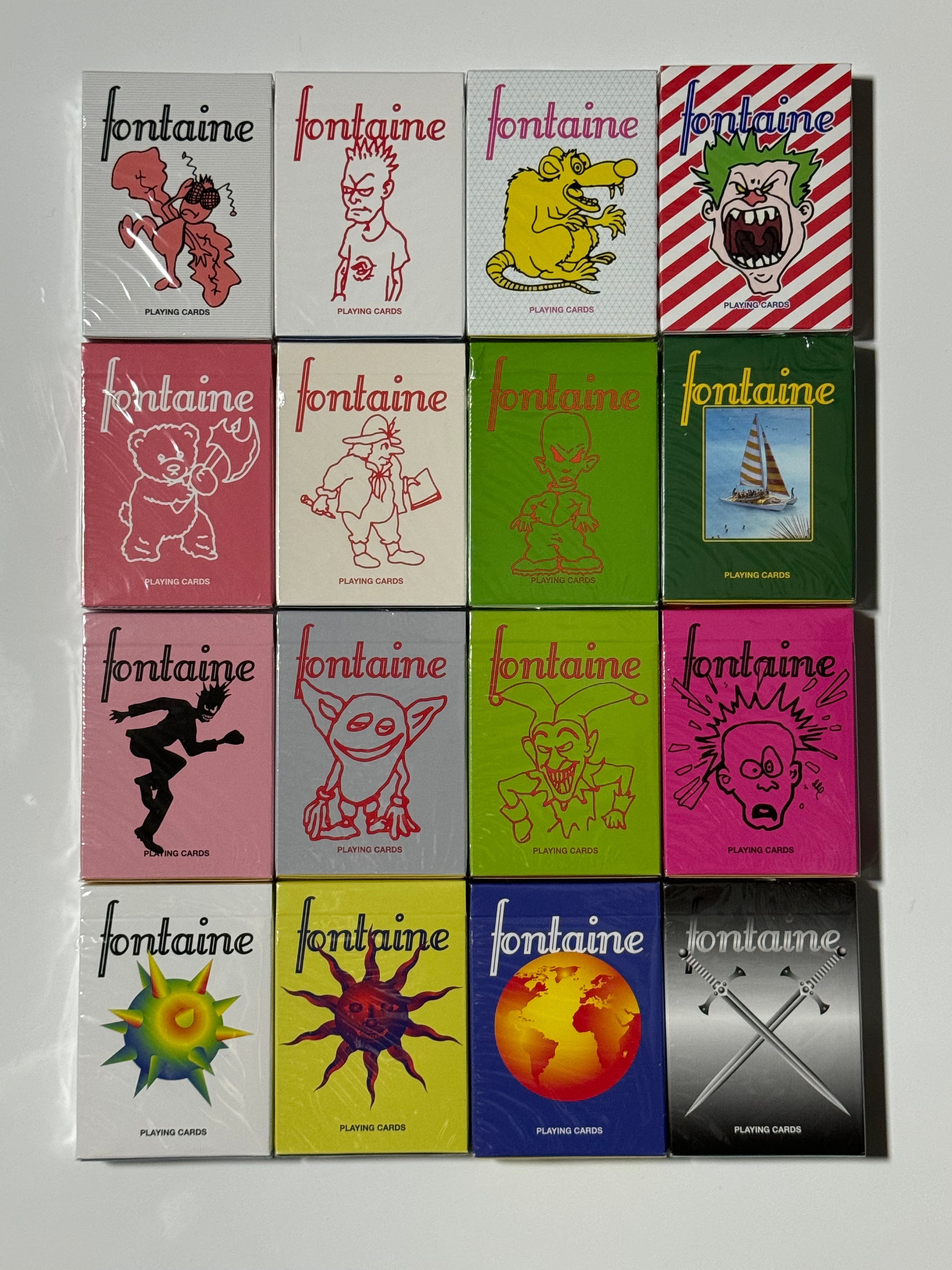 fontaine 5000s トランプ 3セット Fontaine 5000s Playing Cards