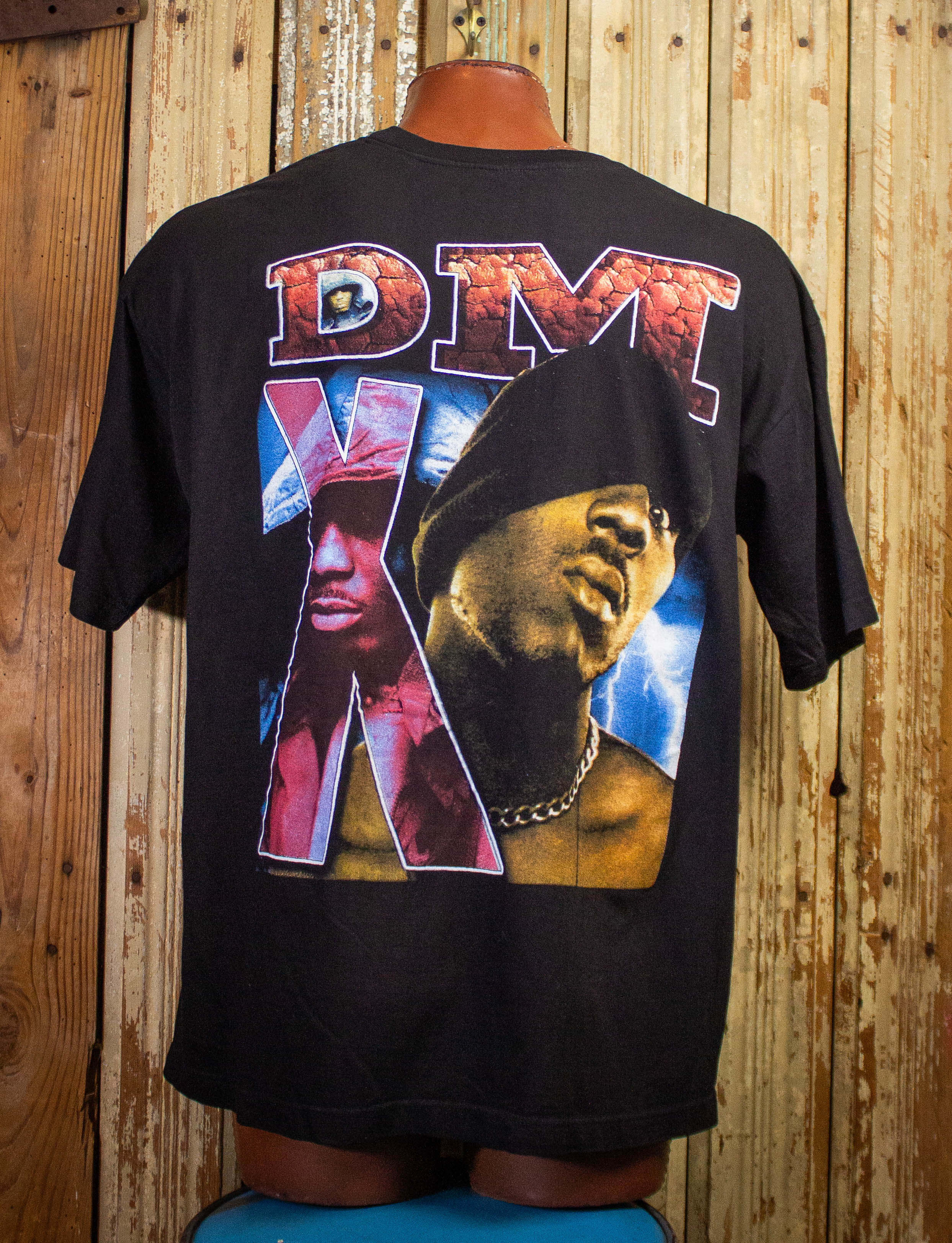 Vintage Jay Z DMX In My Lifetime Rap T Shirt 2000 2XL – Black Shag