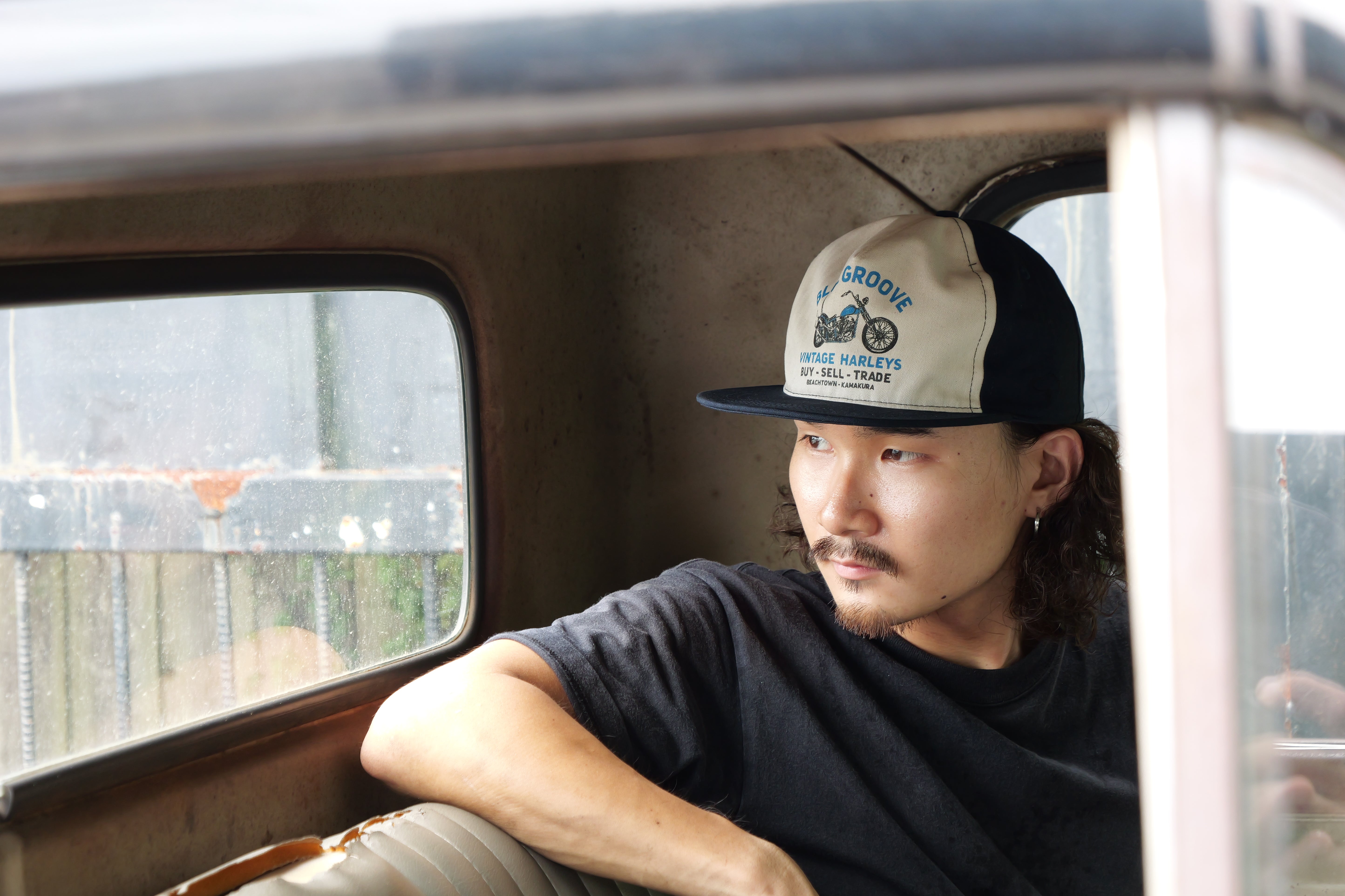 BG x The Ampal Creative Strapback Cap - Navy – BLUE GROOVE