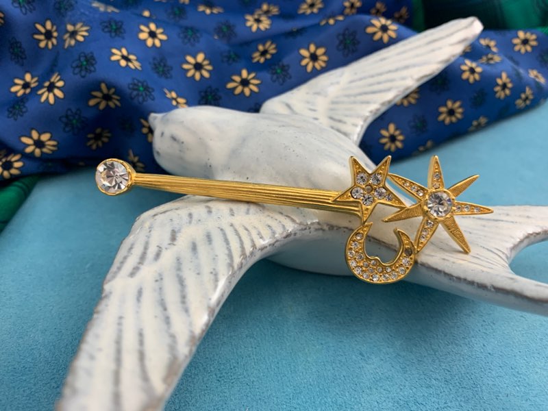 一期一会KLブローチエナメルパールカールラガーフェルドビンテージ