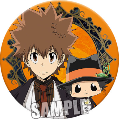 家庭教師ヒットマンREBORN ツナ 沢田綱吉 缶バッジ JF2017 家庭教師