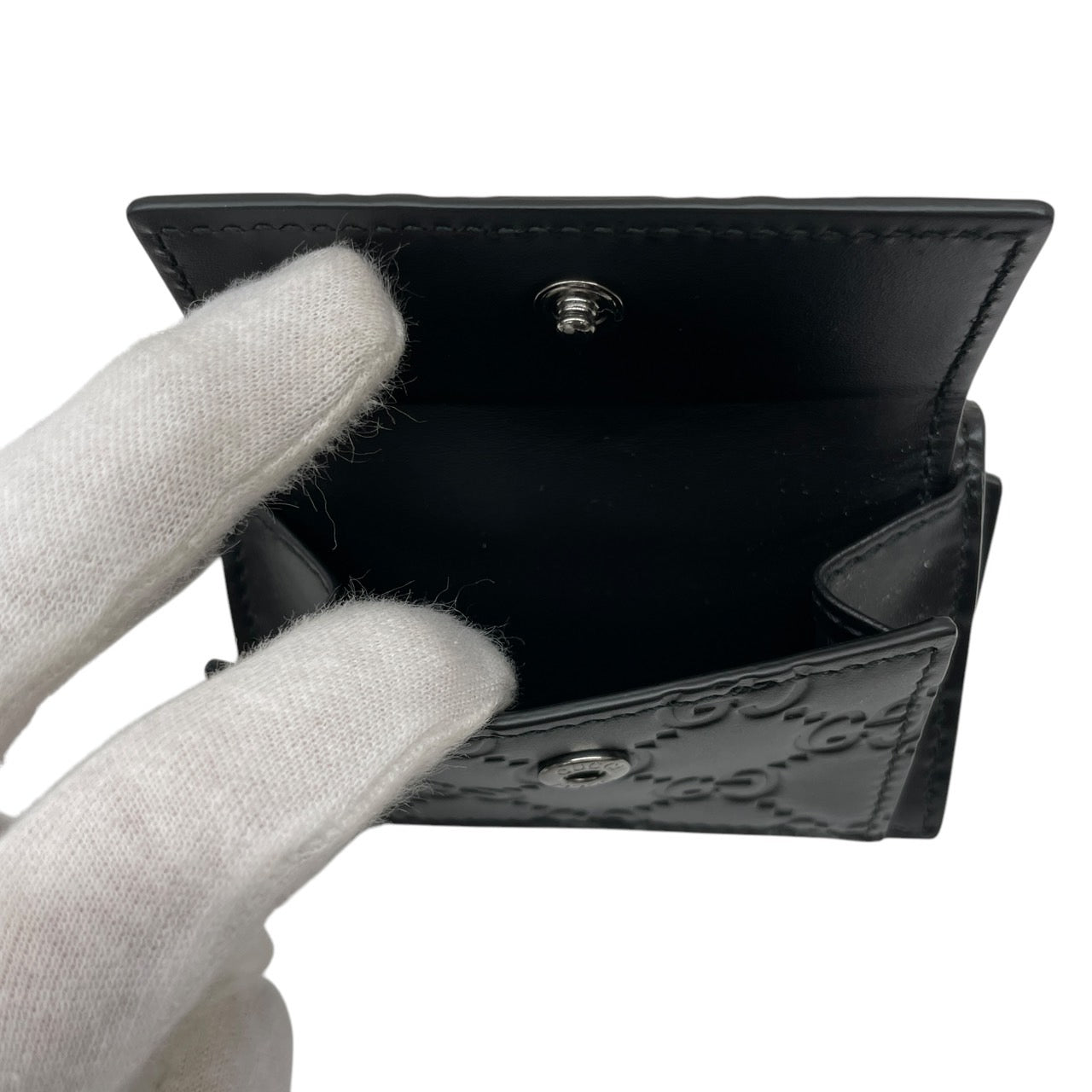 GUCCI】グッチ グッチシマ 547070 三つ折り財布 レザーレディース 3