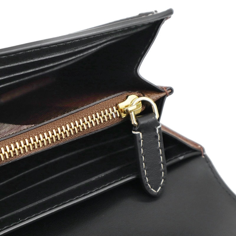 Brandol / BURBERRY バーバリー 長財布 ヴィンテージチェック ブラウン