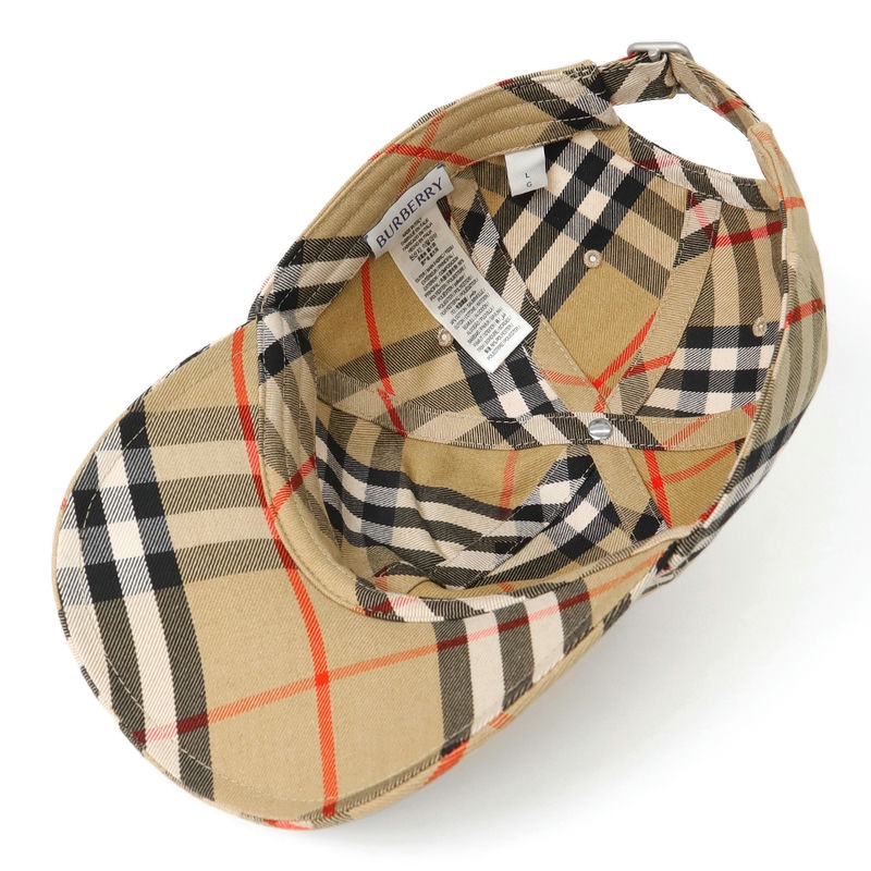 BURBERRY チェック柄 キャップ M