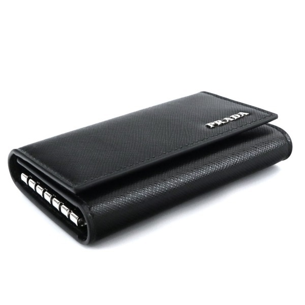 Brandol / PRADA プラダ キーケース サフィアーノ レザー ブラック